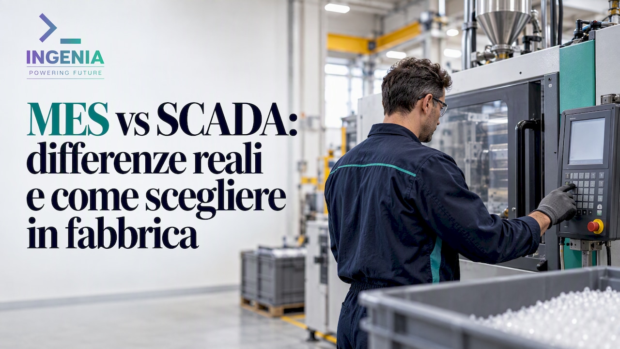 MES vs SCADA: differenze reali e come scegliere in fabbrica