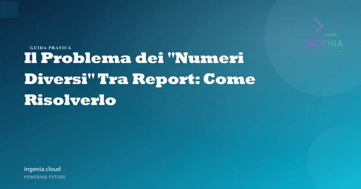 Il Problema dei "Numeri Diversi" Tra Report: Come Risolverlo