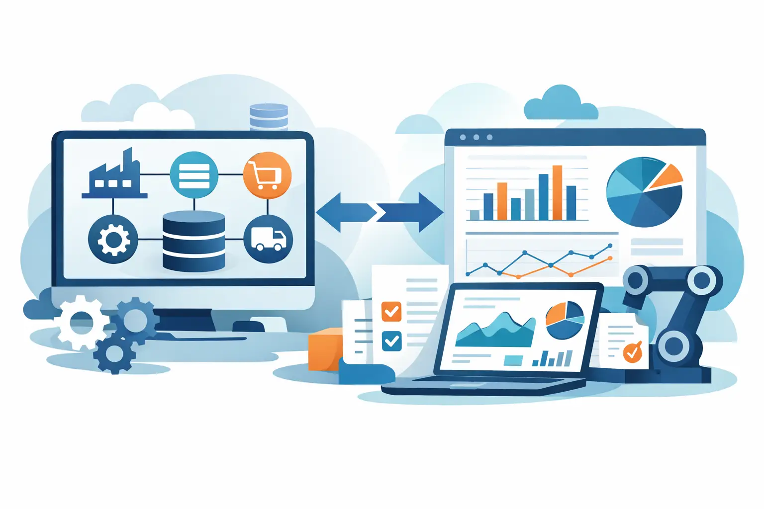 Esempio integrazione ERP e report automatici