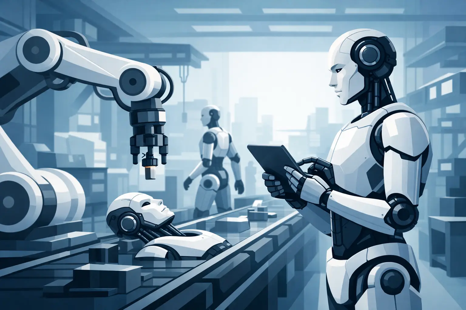 Il futuro dei robot umanoidi in fabbrica