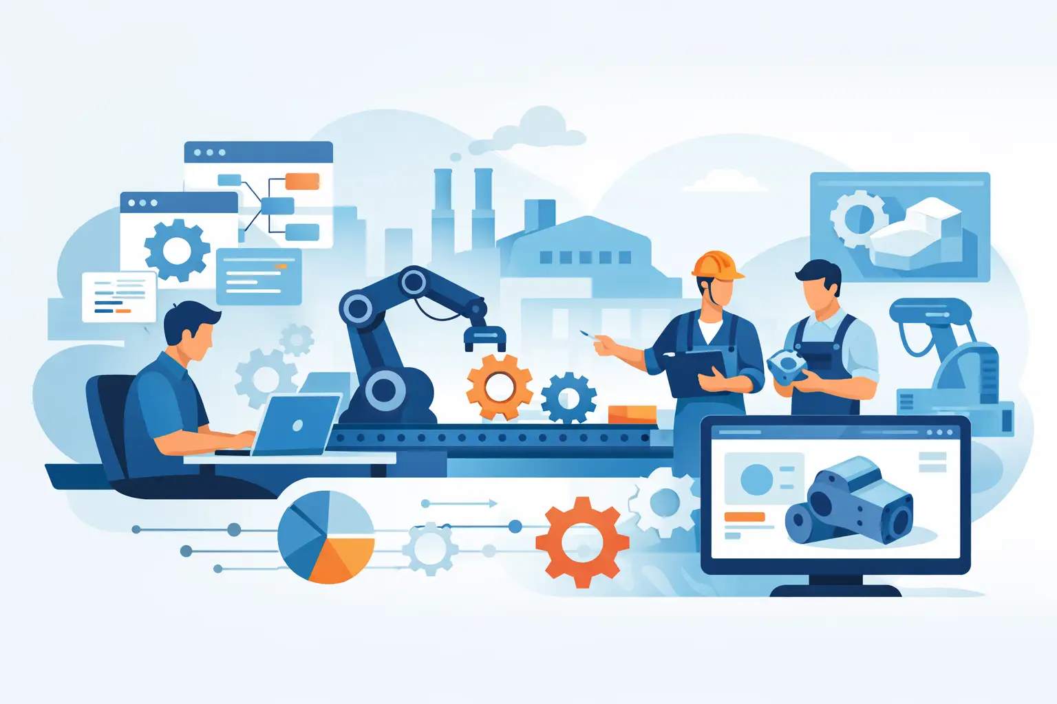 Sviluppo software custom per PMI manifatturiere